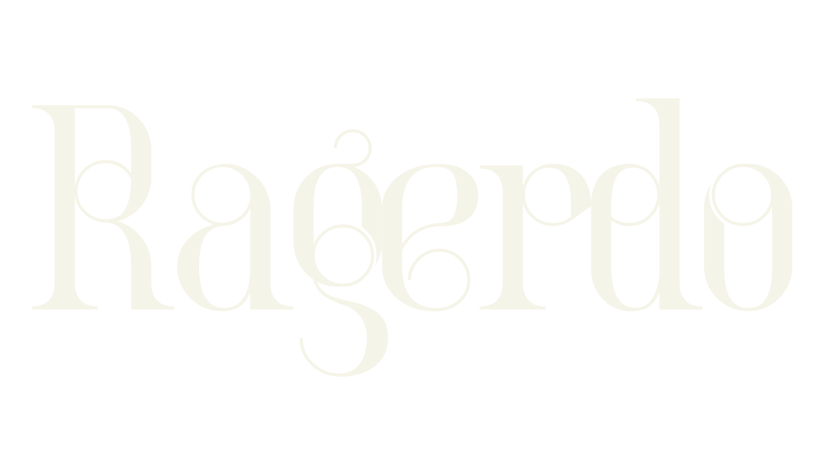 Ragerdo, unique font preview
