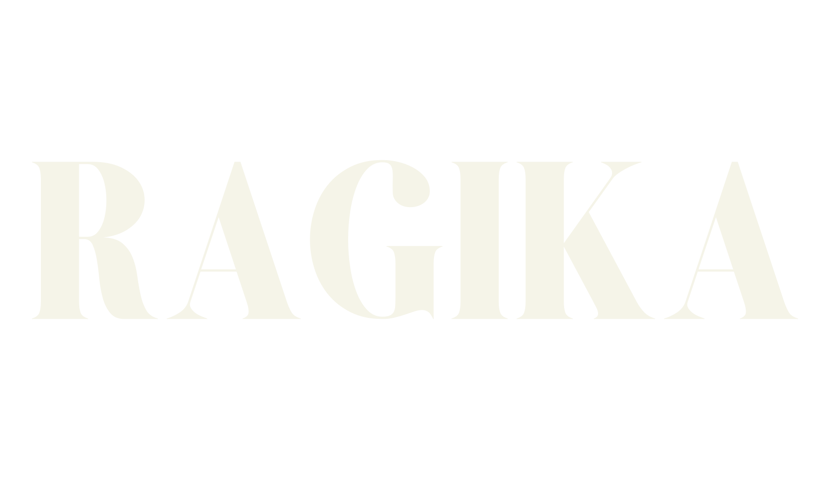 RAGIKA, serif font preview