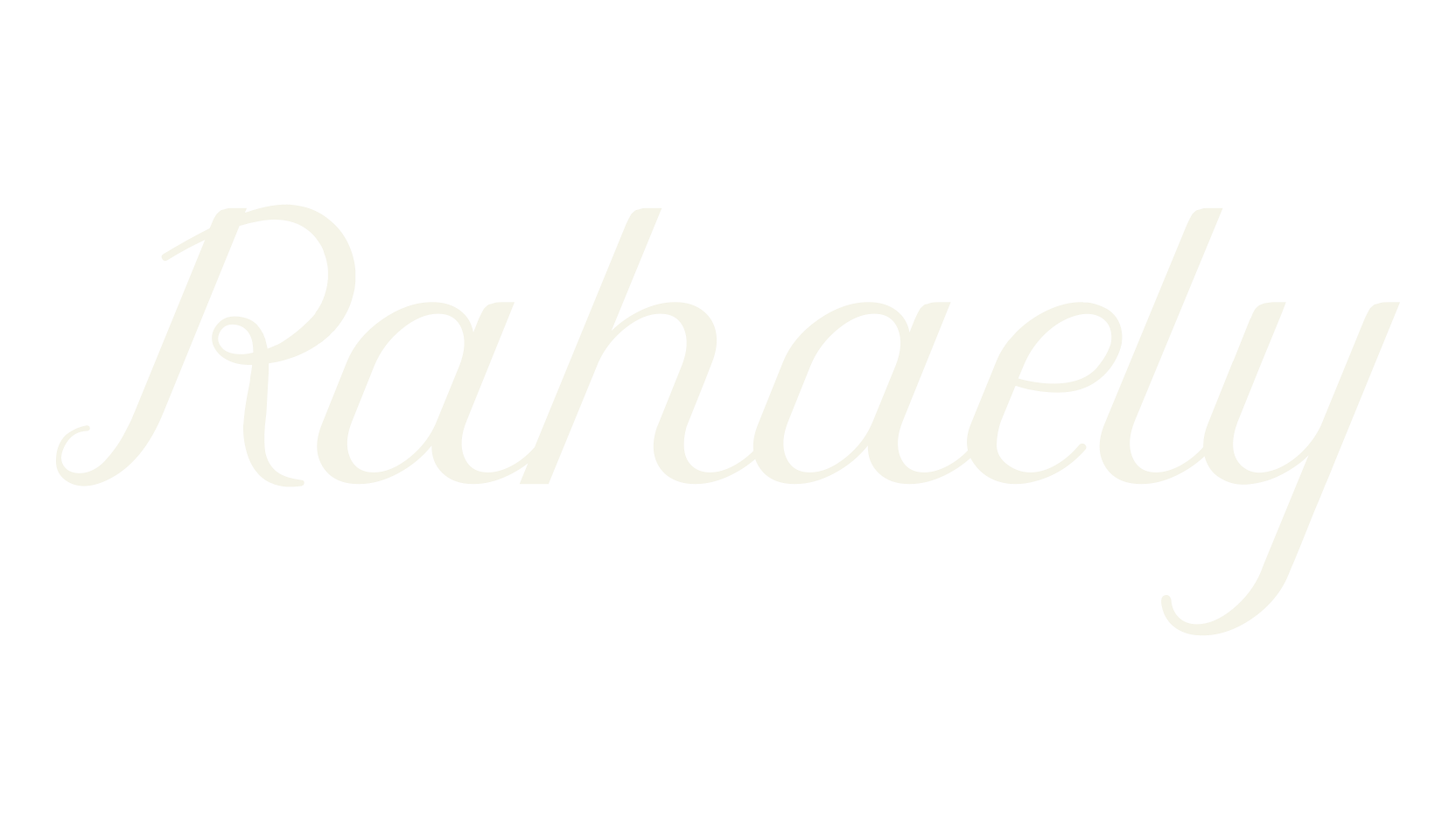 Rahaely, fashion script font preview