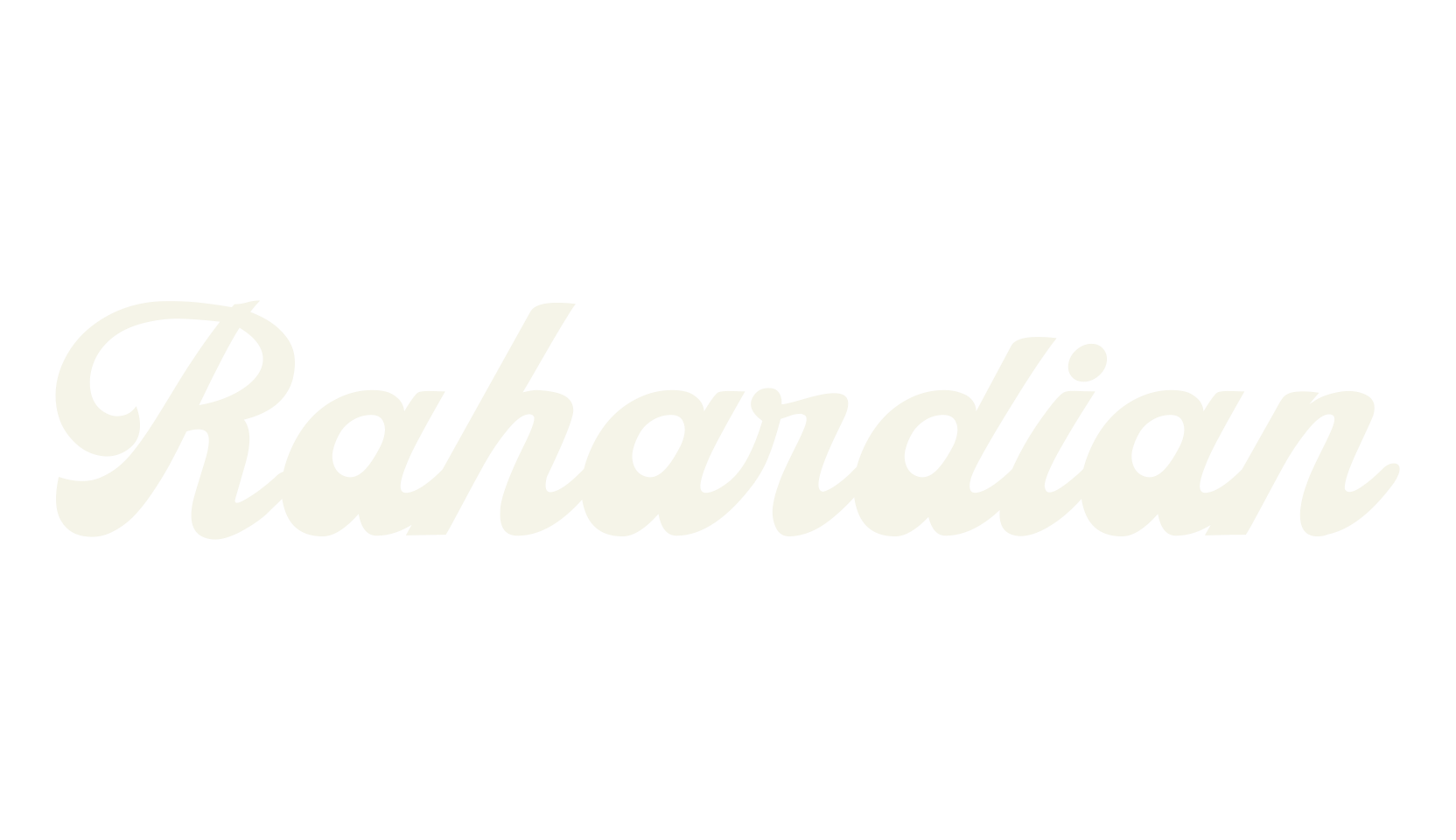 Rahardian, fashion script font preview