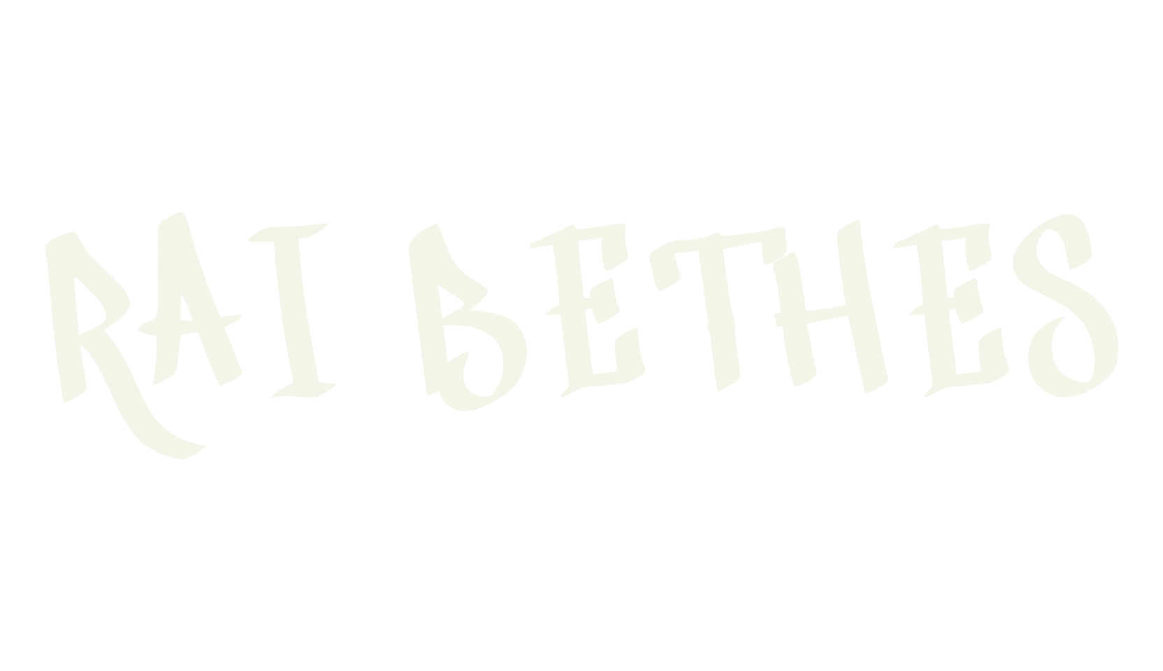 Rai Bethes, graffiti font preview