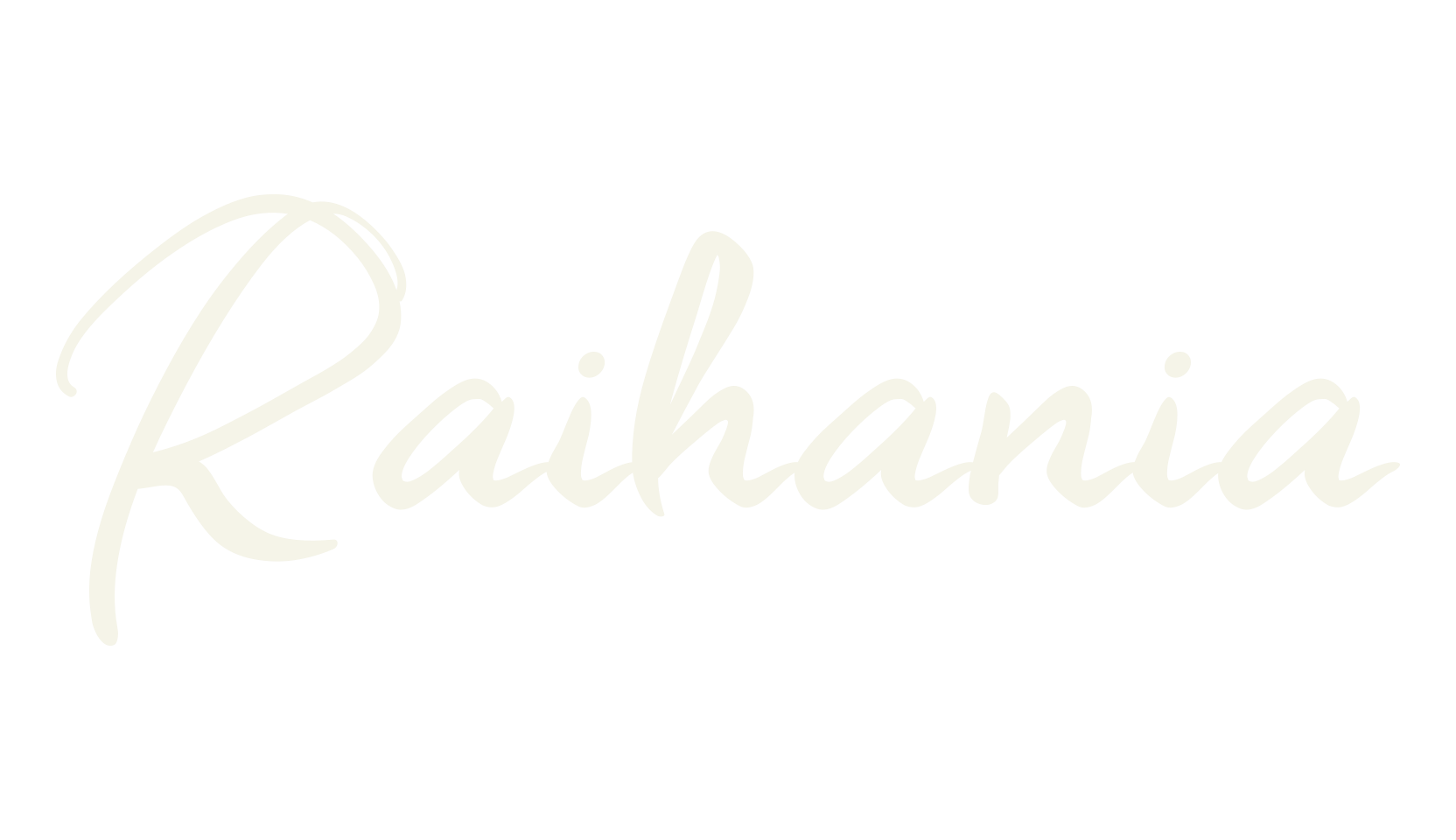 Raihania, lettering font preview