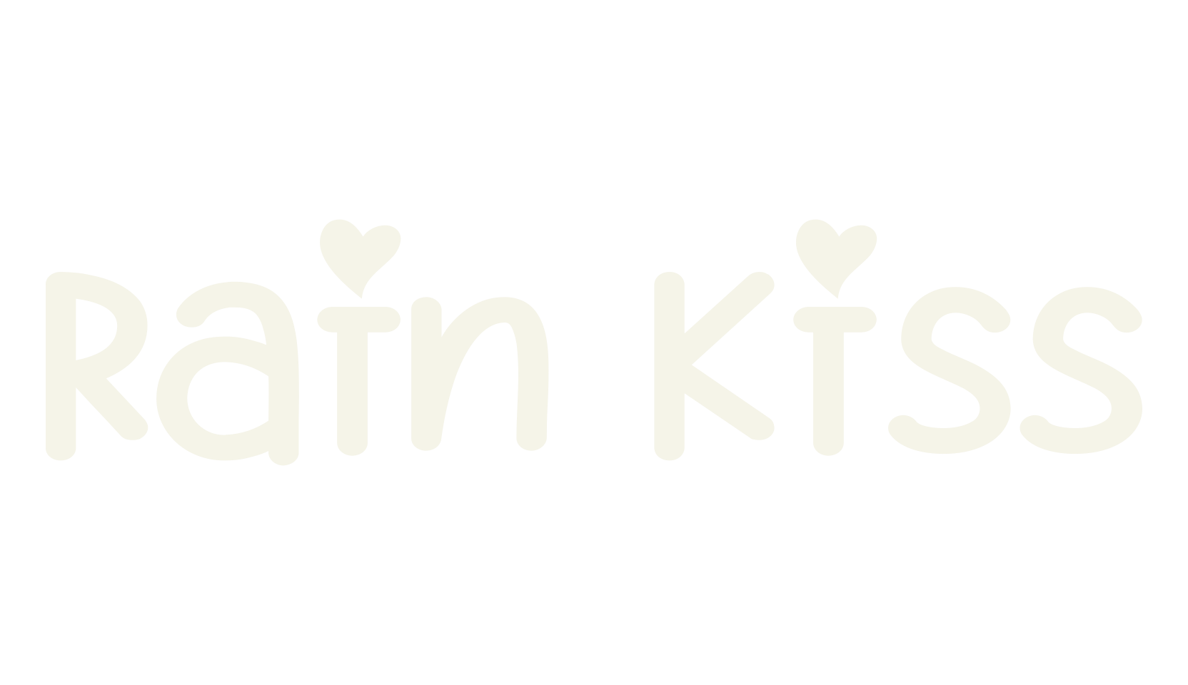 Rain Kiss, sans serif font preview