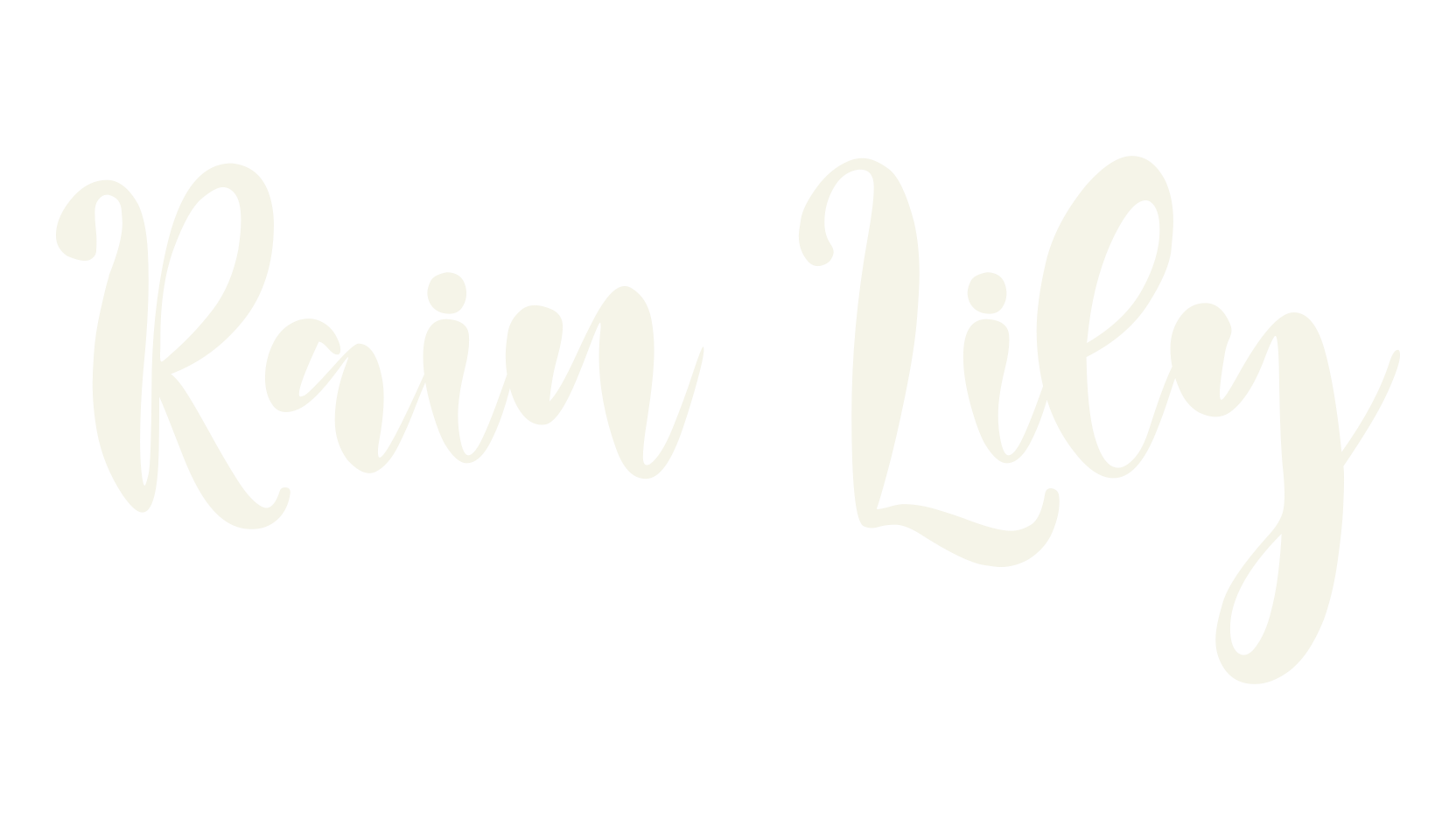 Rain Lily, fashion sign font preview