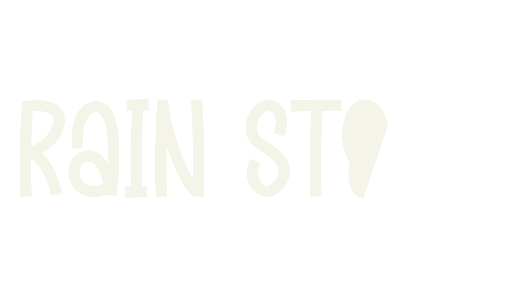 Rain Story, fashion script font preview