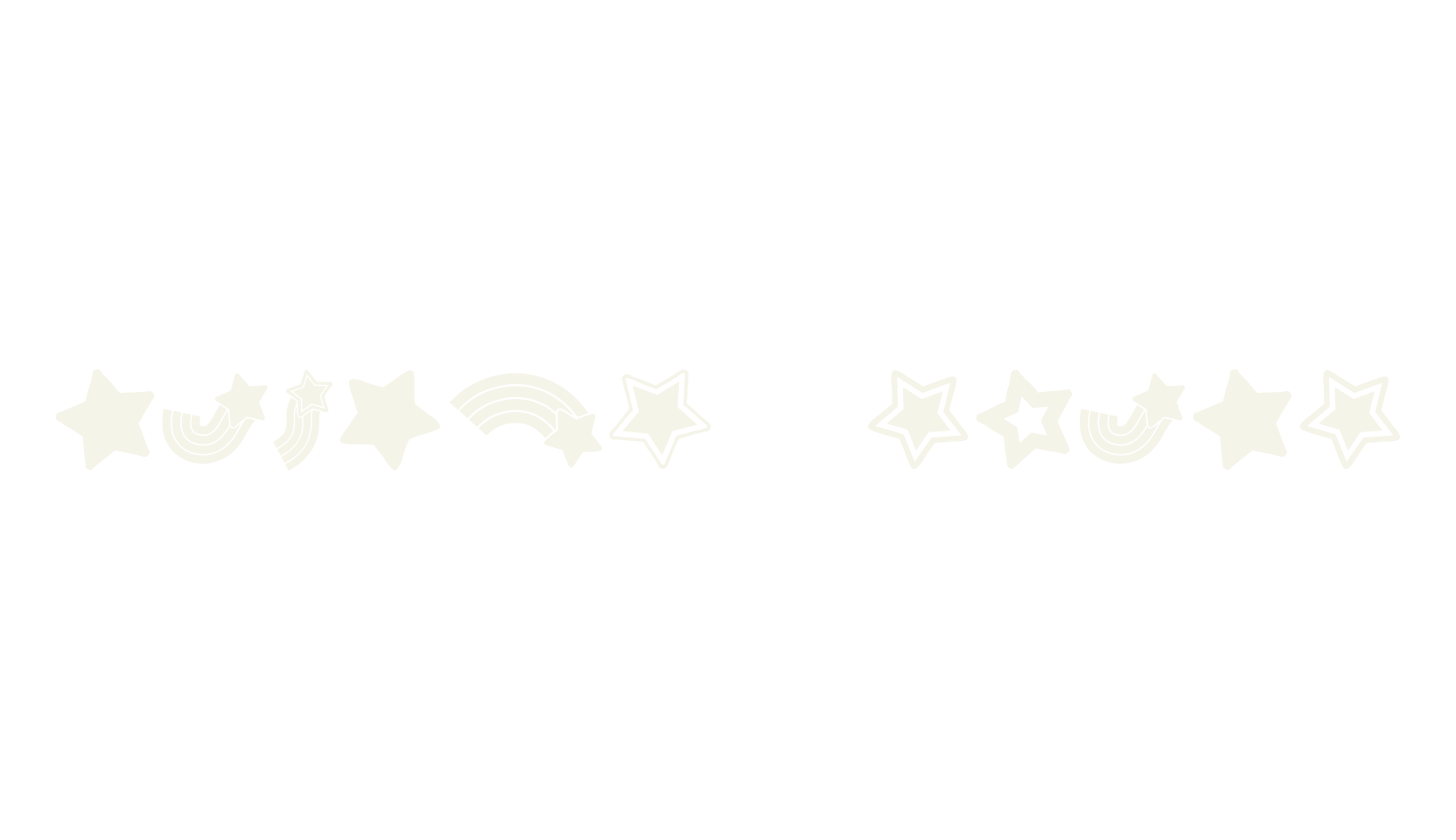 Rainbow Stars, stars font preview