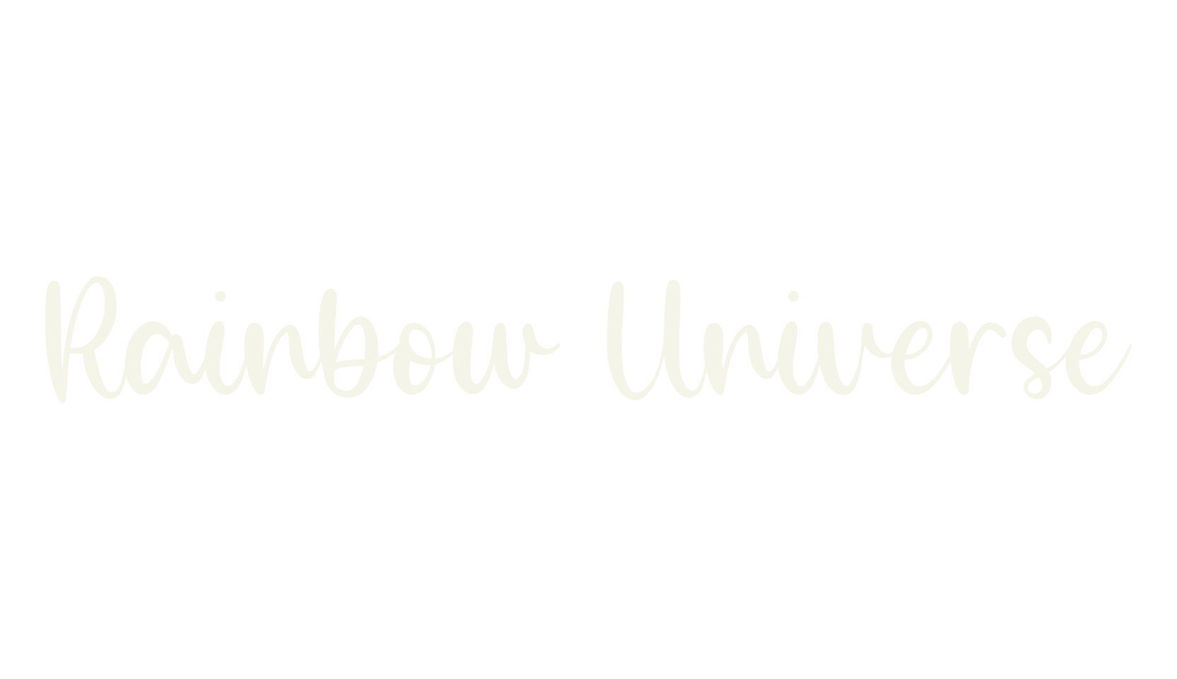 Rainbow Universe, fashion sign font preview