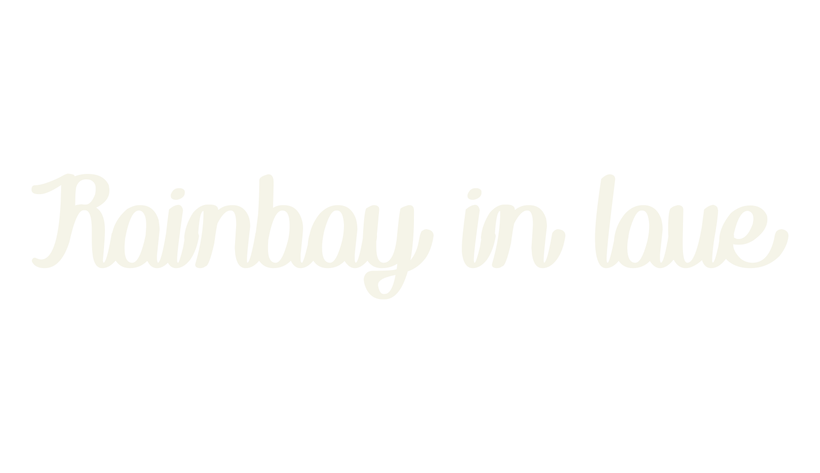 Rainboy in love, fashion script font preview