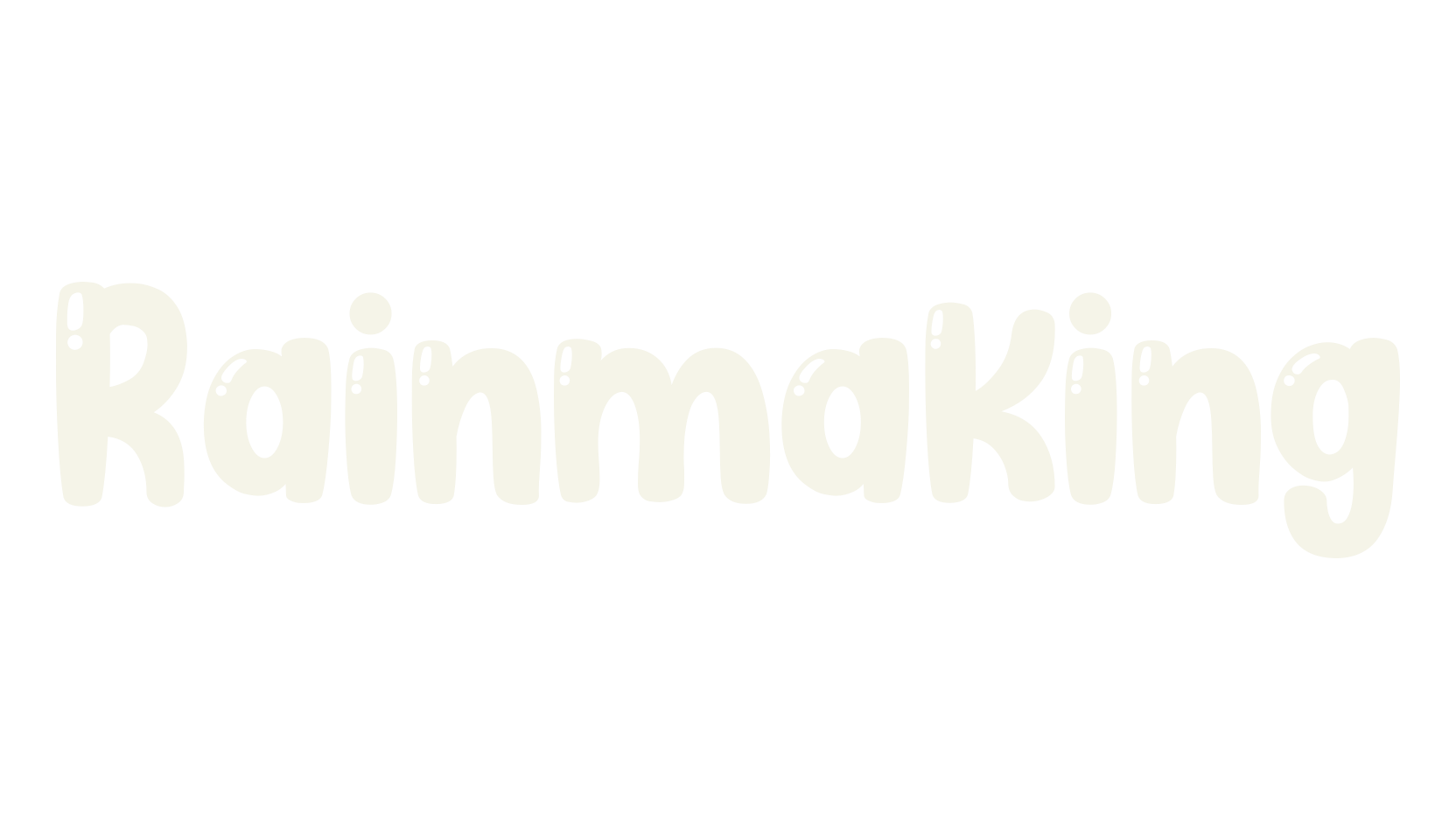 Rainmaking, cute font preview
