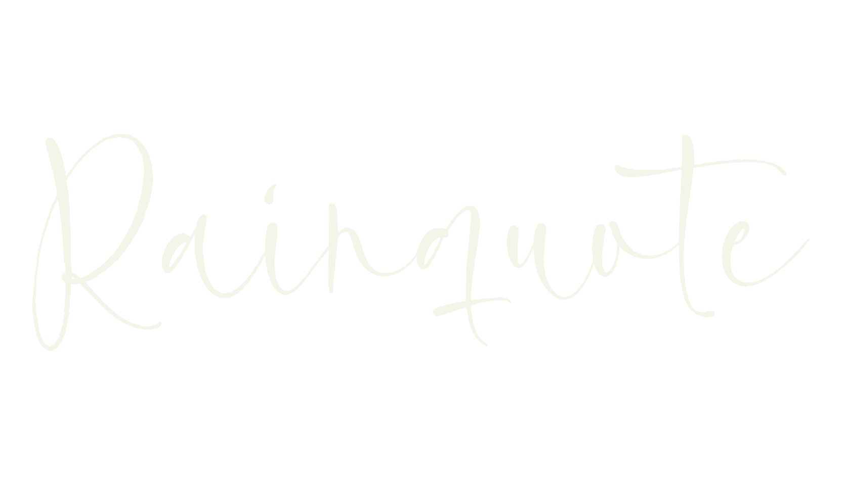 Rainquote, fashion script font preview