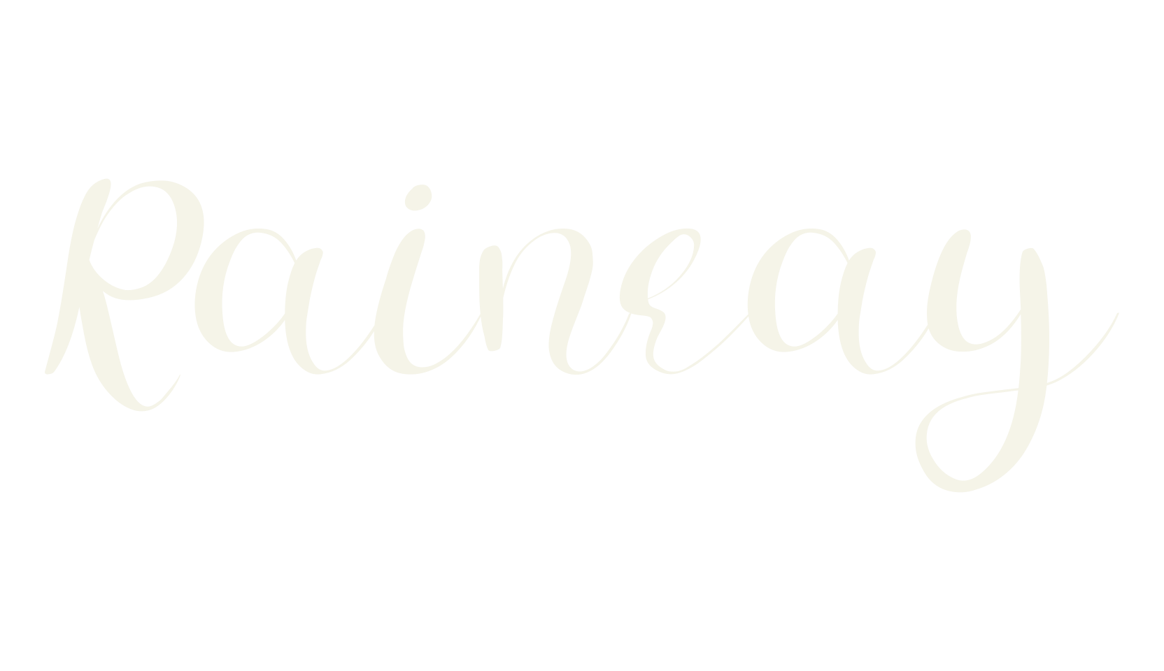 Rainray, elegant font preview
