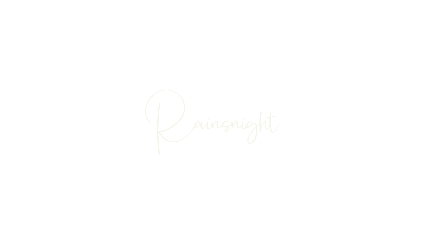 Rainsnight, typewriter font preview