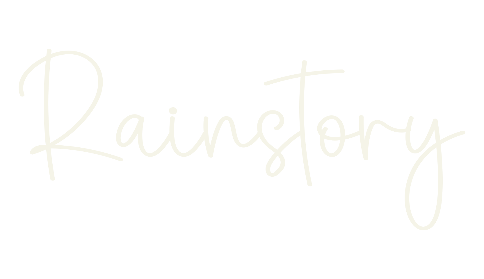 Rainstory, fashion script font preview