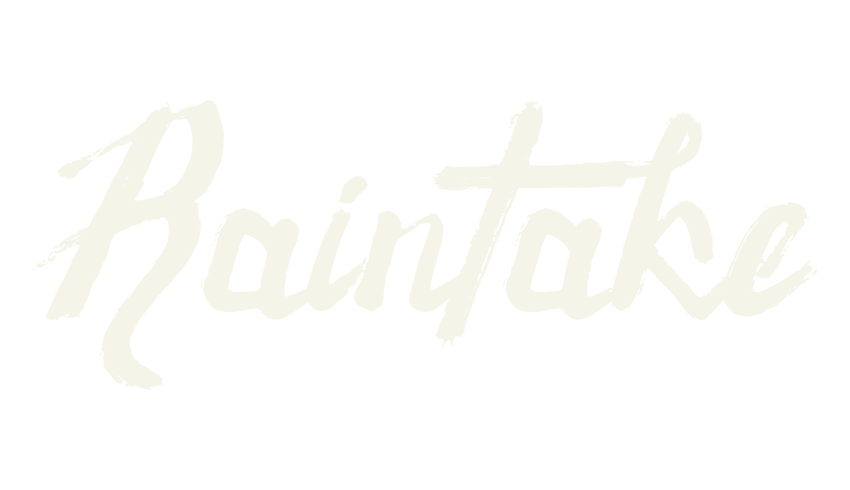 Raintake, lettering font preview