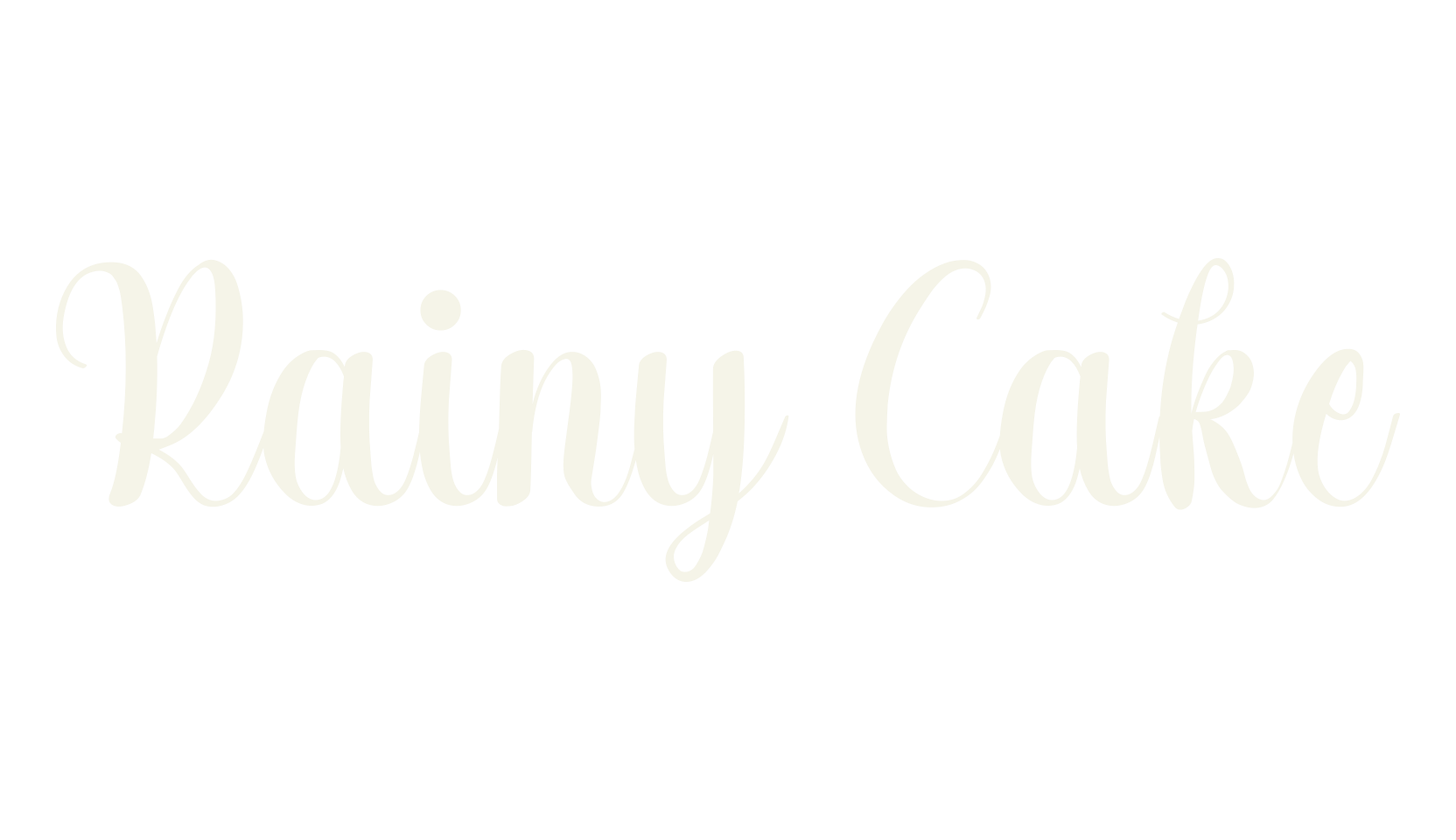 Rainy Cake, lettering font preview