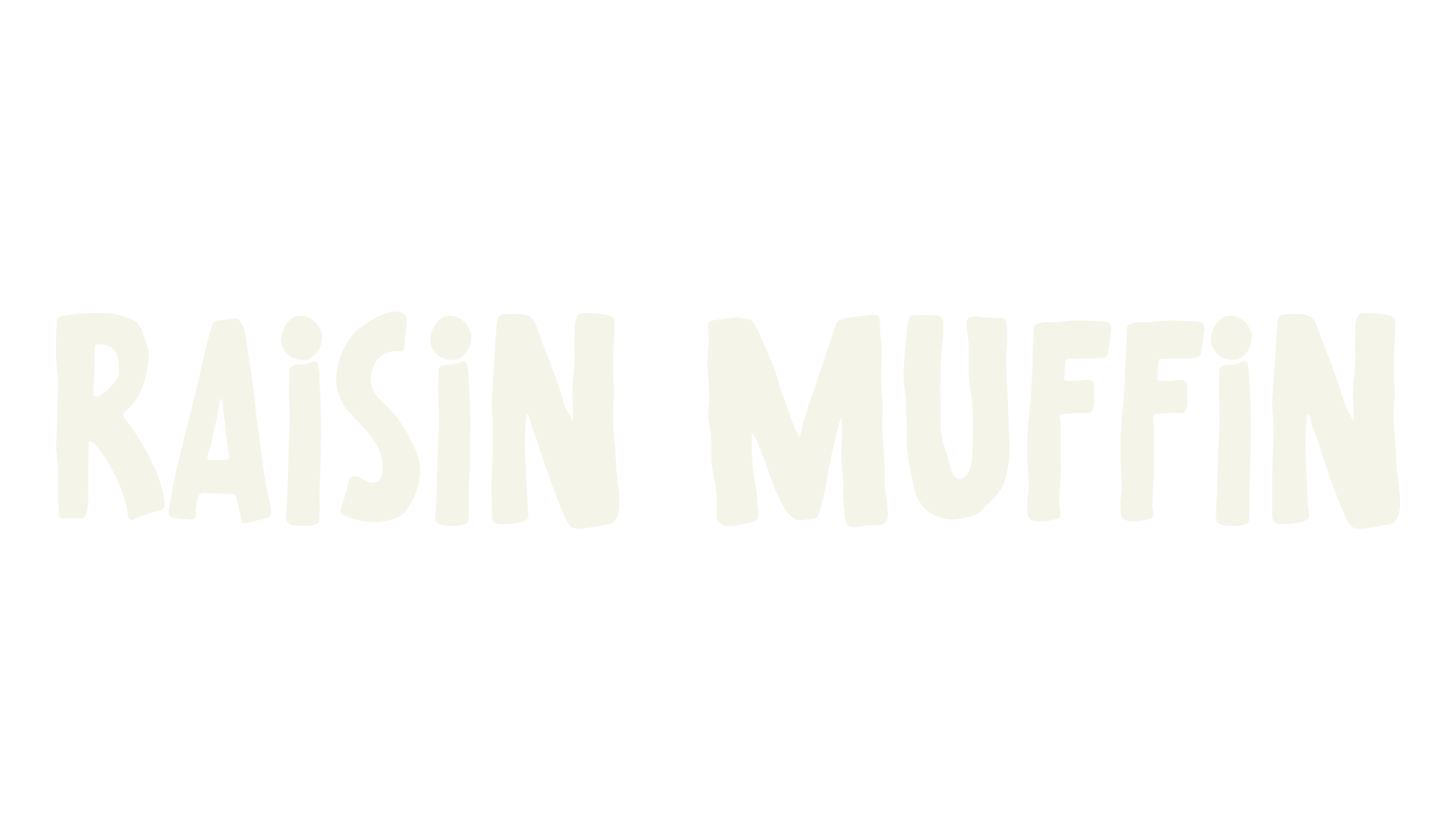 Raisin Muffin, business font preview