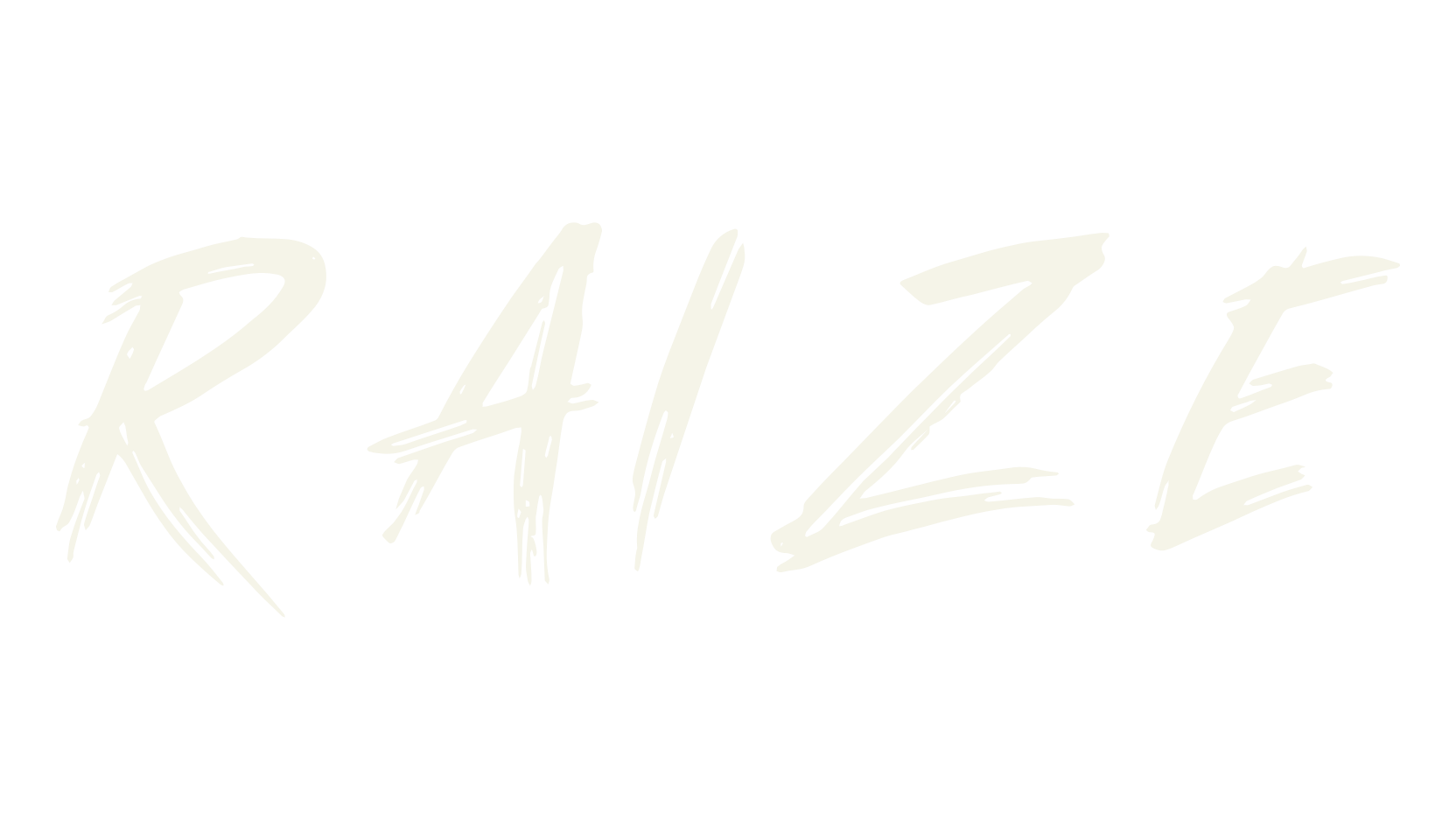 RAIZE, brush font preview