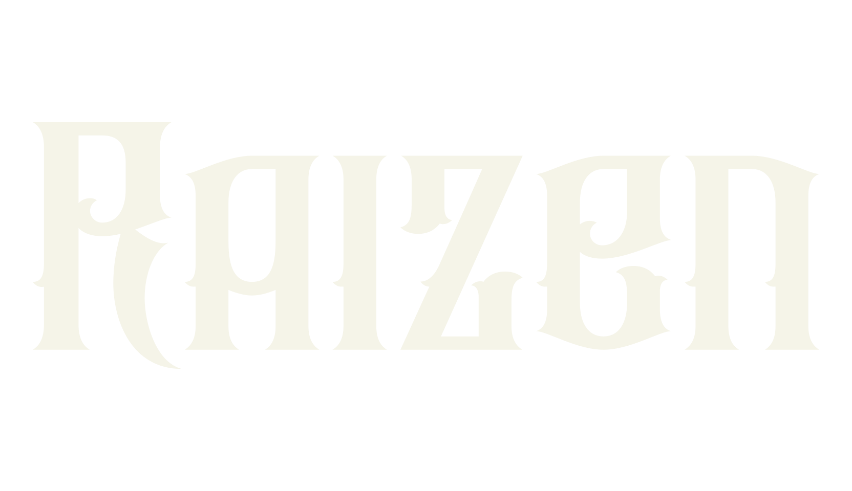 Raizen, tattoo font preview