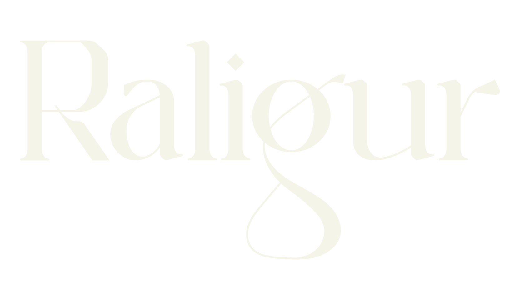 Raligur, modern font preview