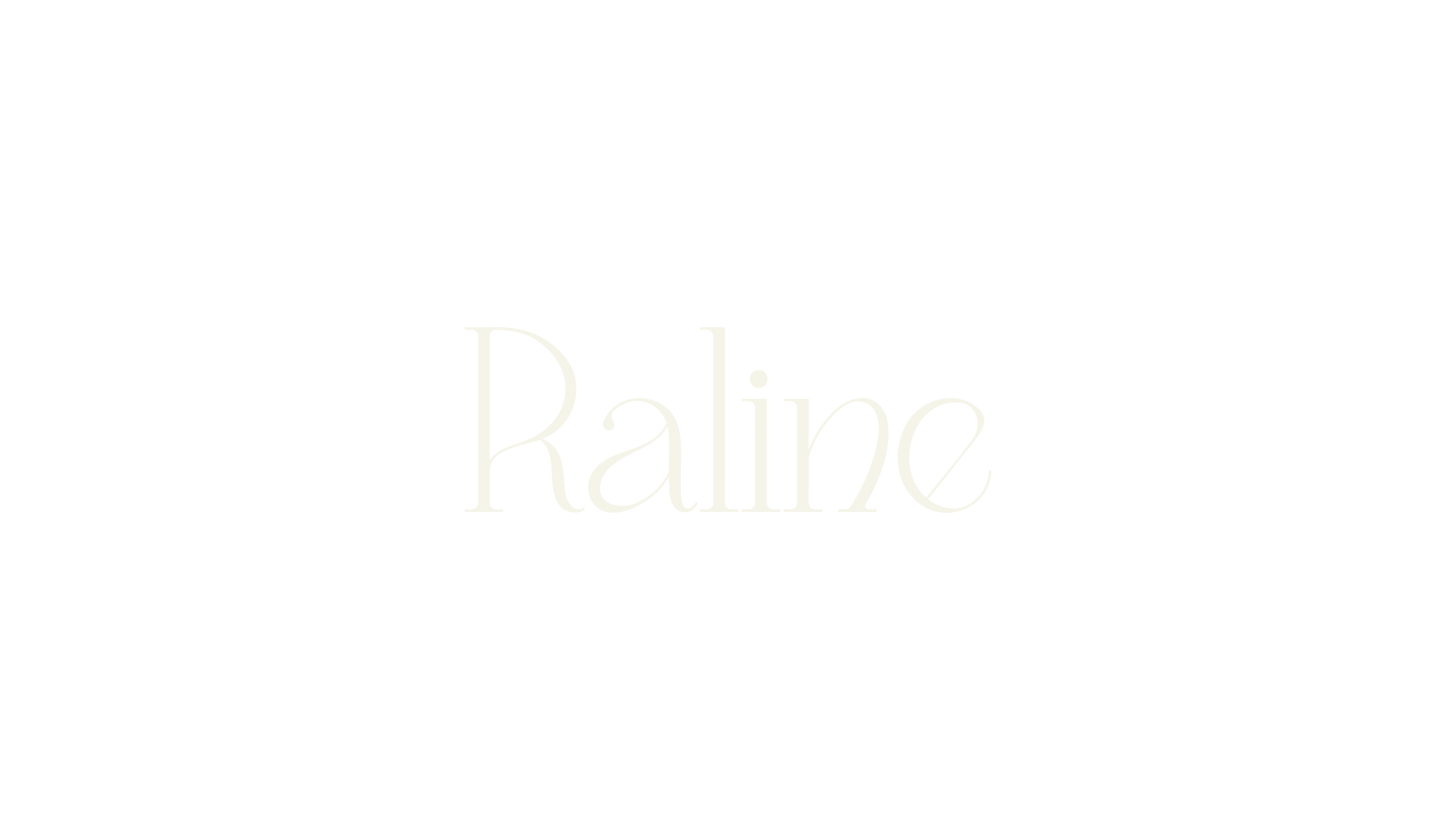 Raline, thin font preview