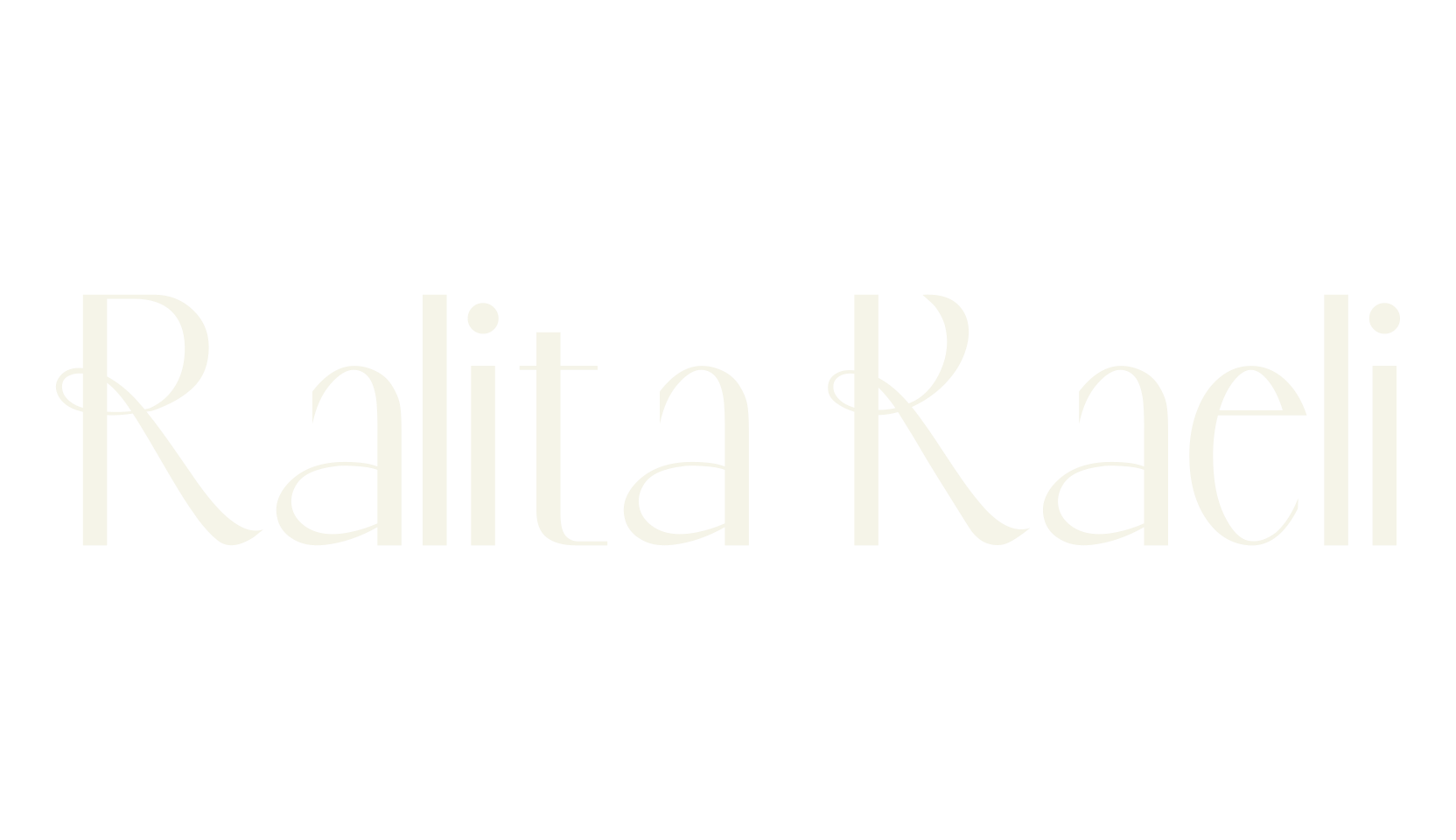 Ralita Kaeli, elegant font preview
