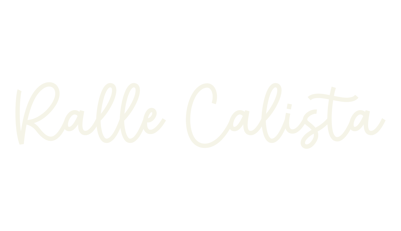 Ralle Calista, pretty font preview