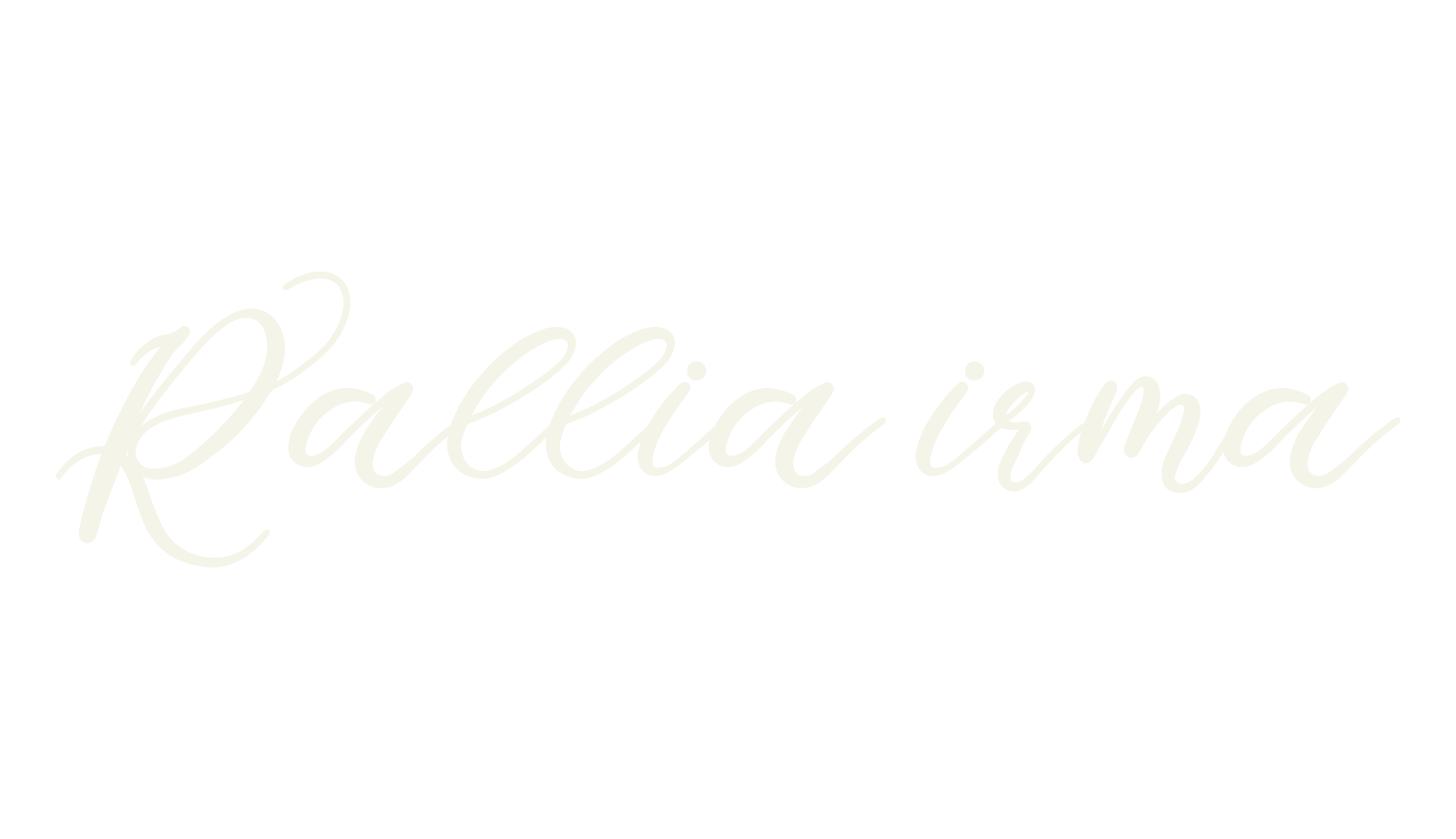 Rallia irma, script font preview