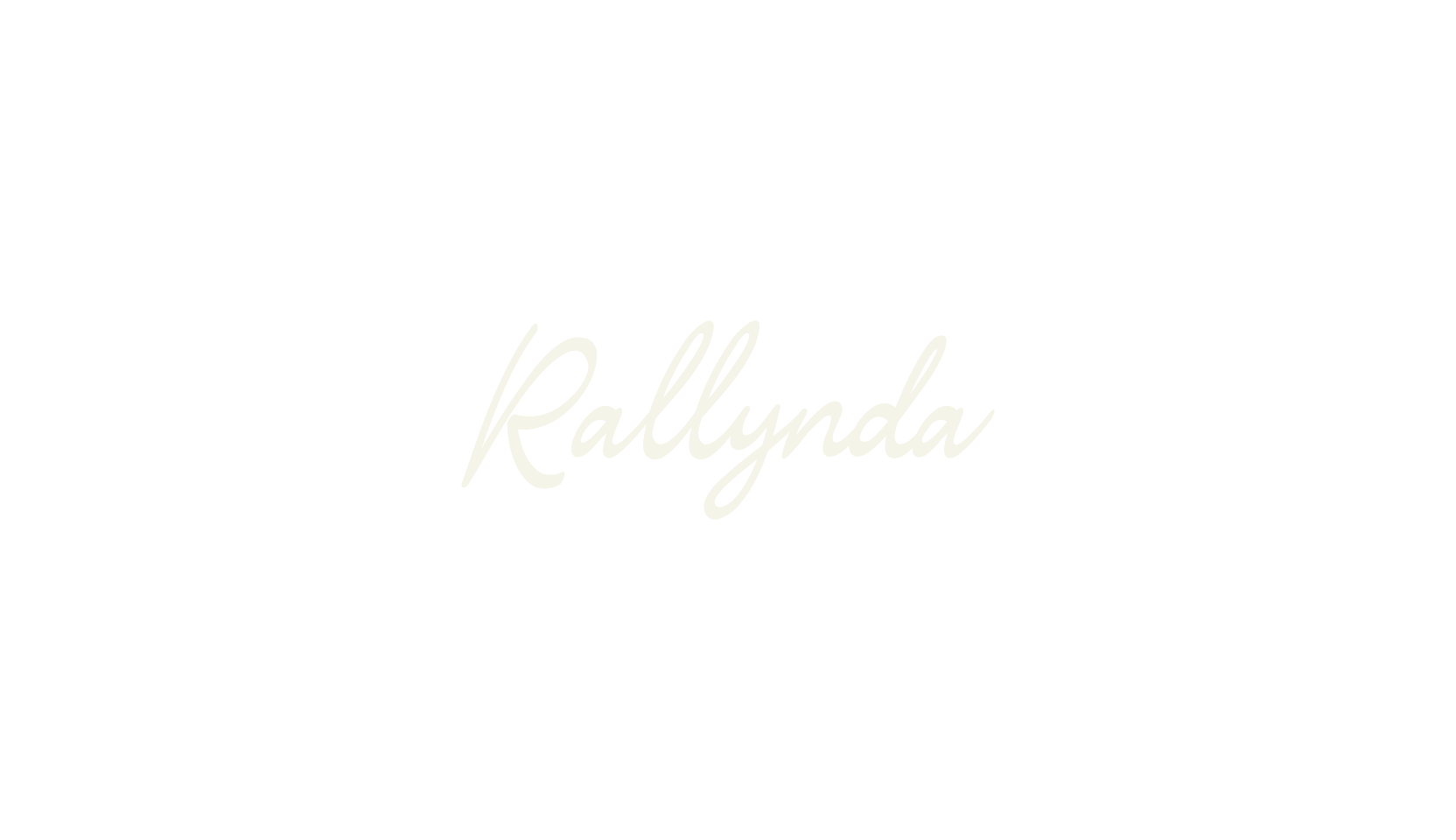 Rallynda, script font preview