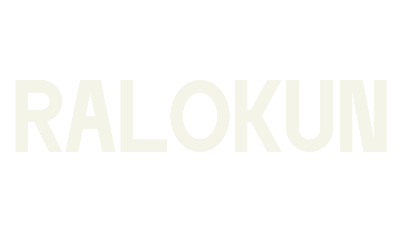 Ralokun, 1990s font preview