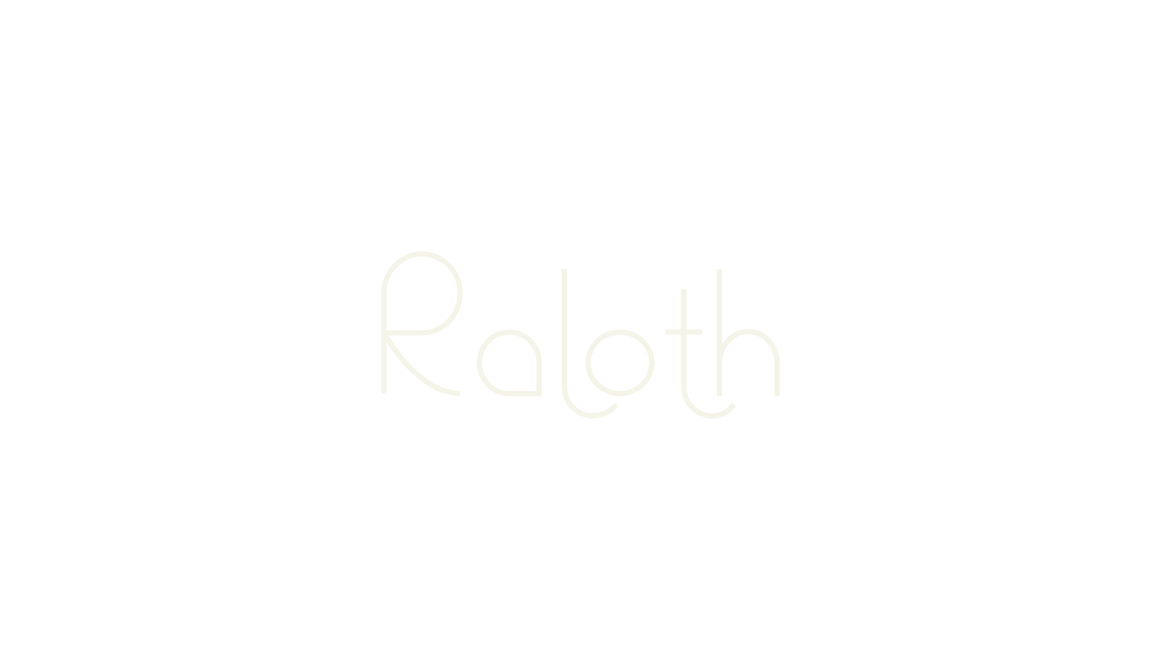 Raloth, beautiful font preview