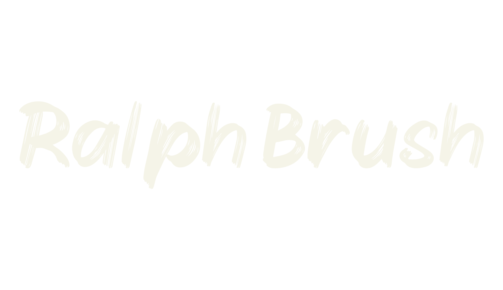 Ralph Brush, fancy font preview