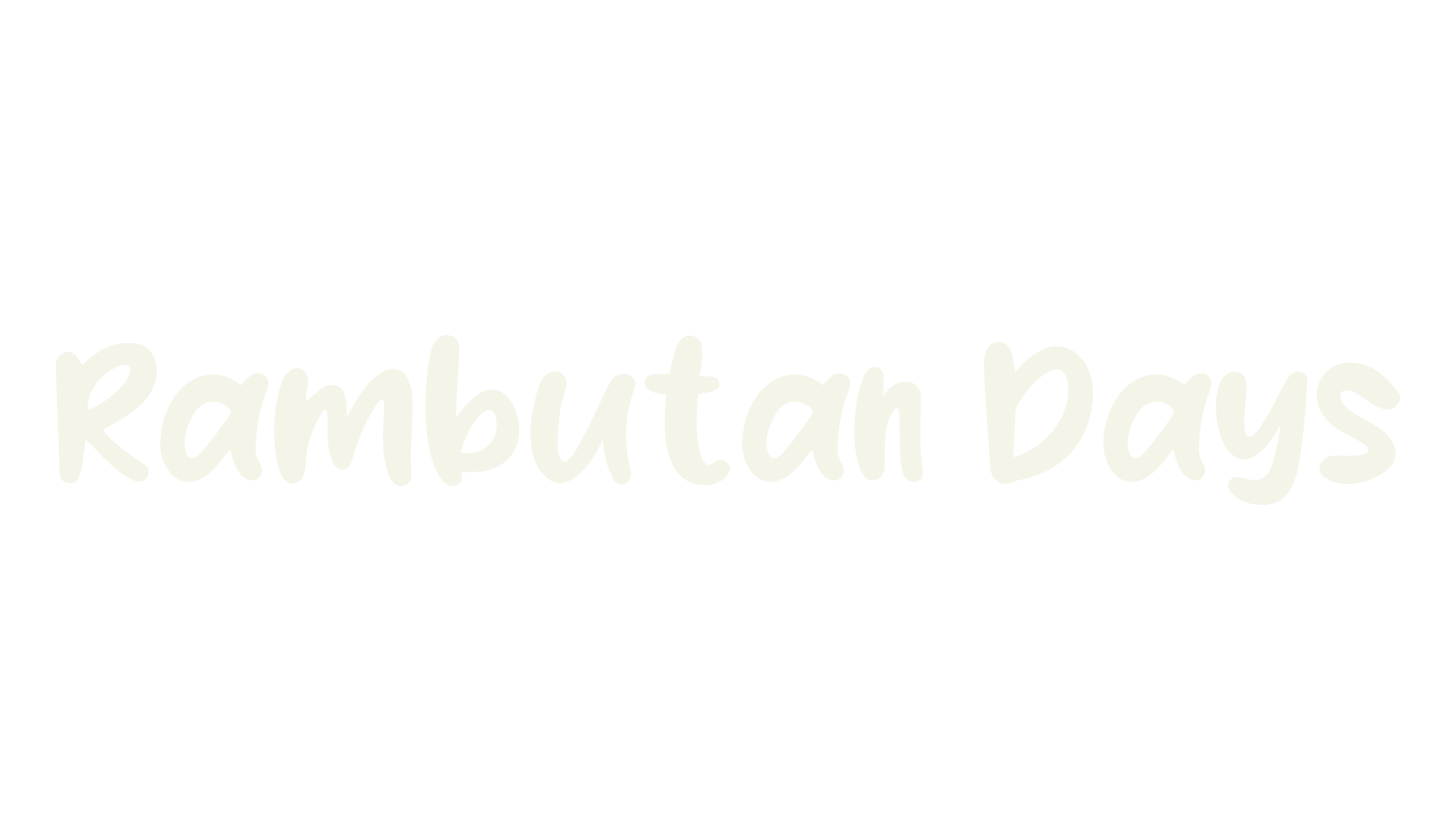 Rambutan Days, sans font preview