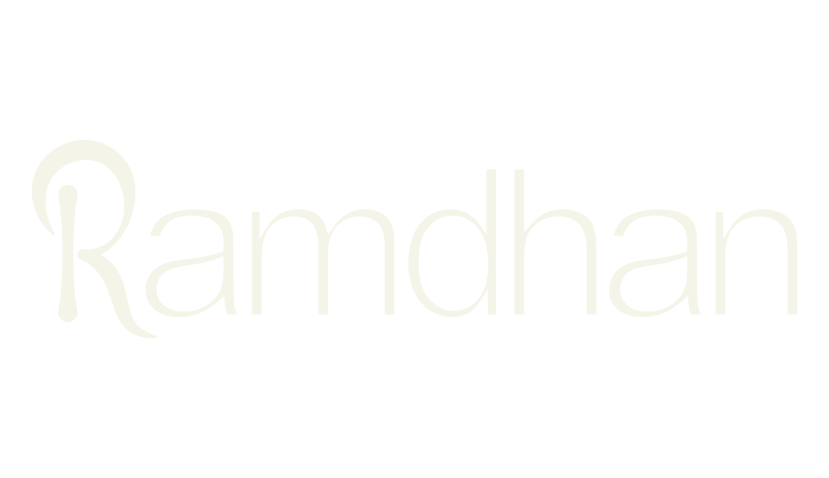 Ramdhan, calligraphy font preview