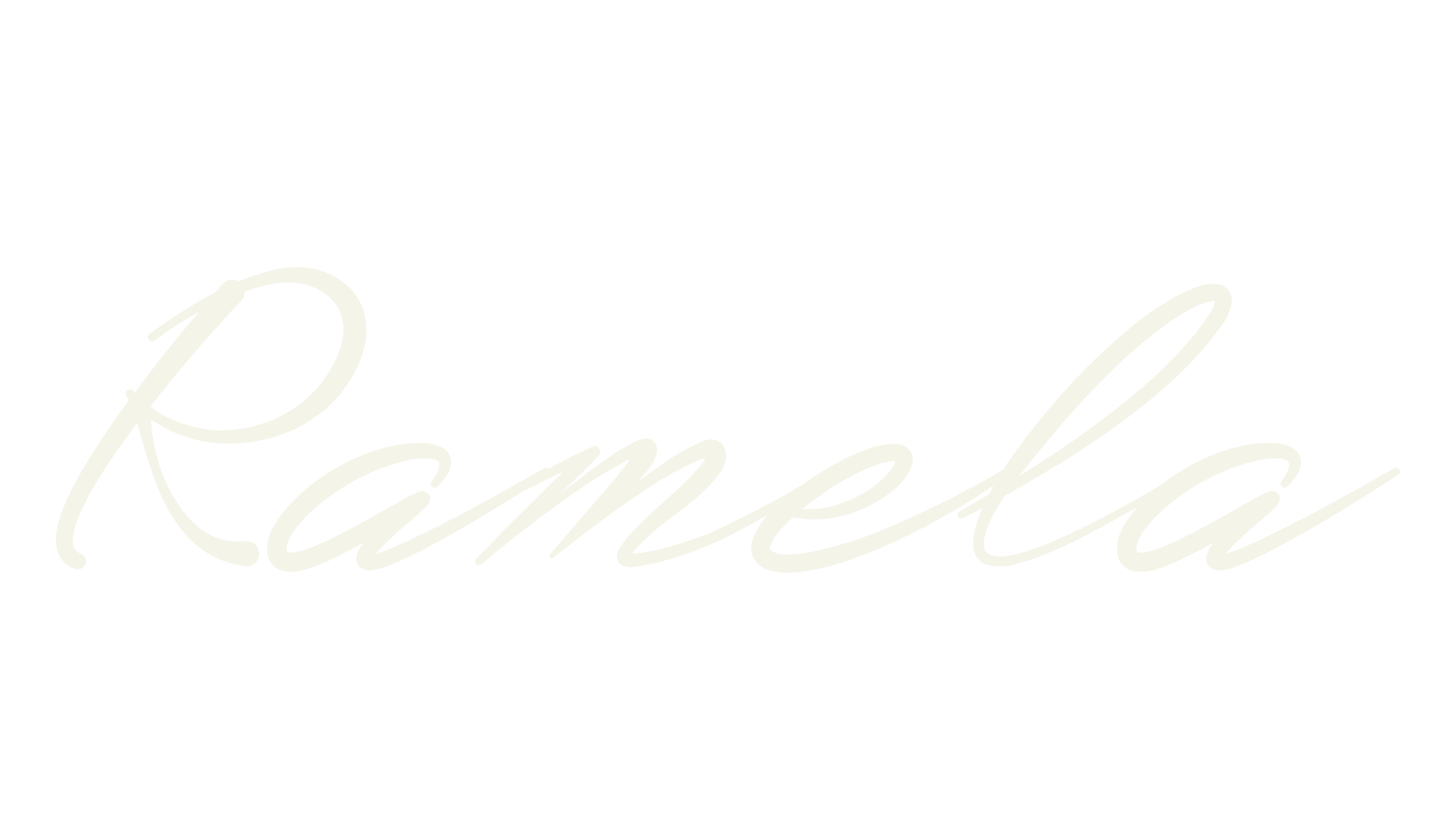 Ramela, handwritten font preview