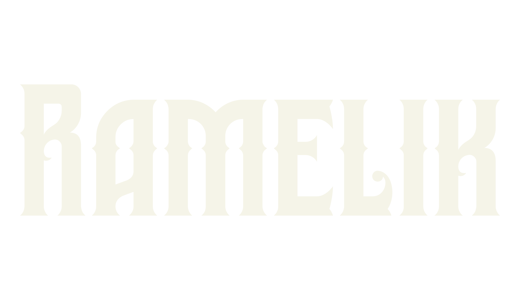 Ramelik, serif font preview