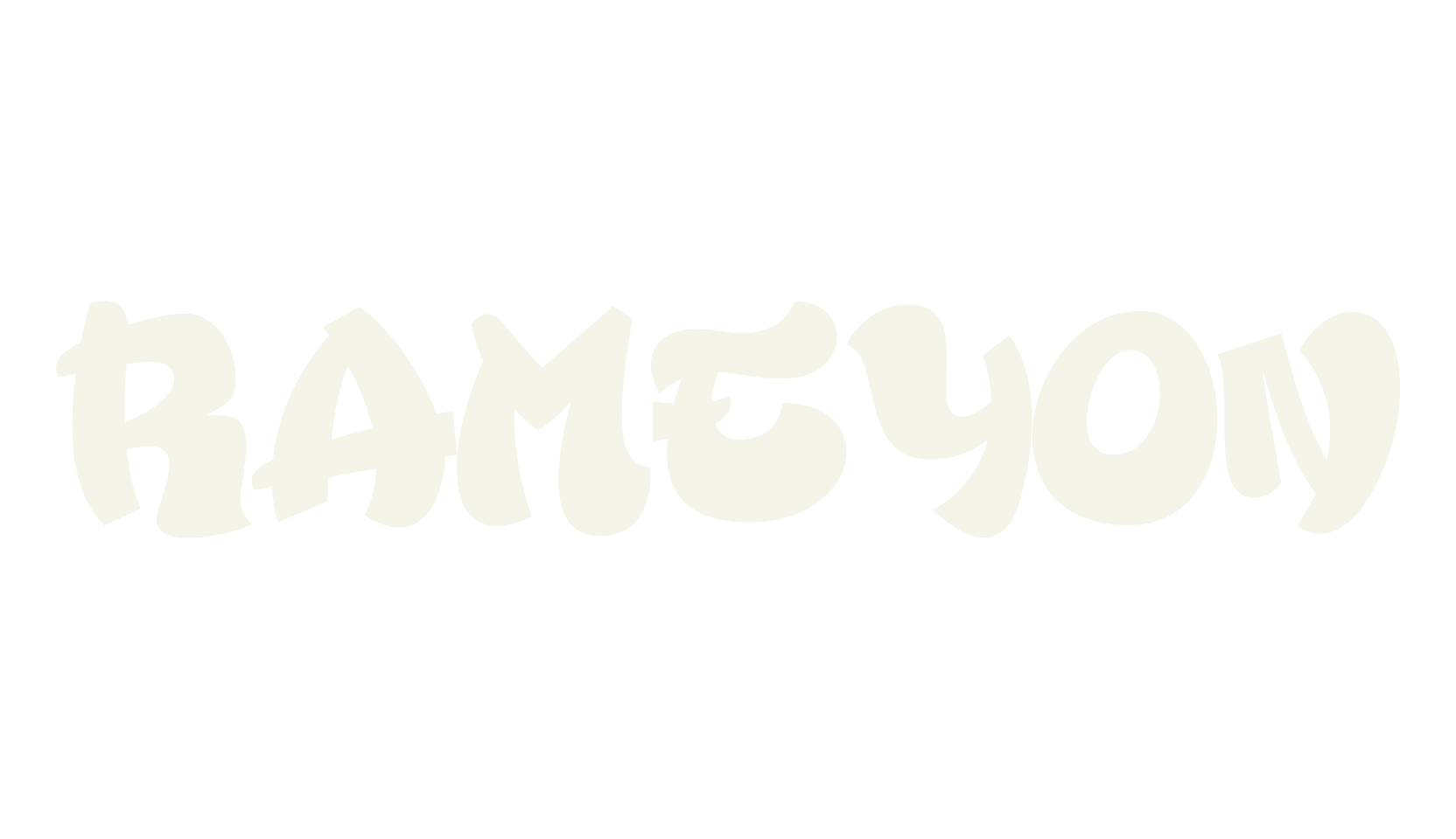 Rameyon, graffiti font preview