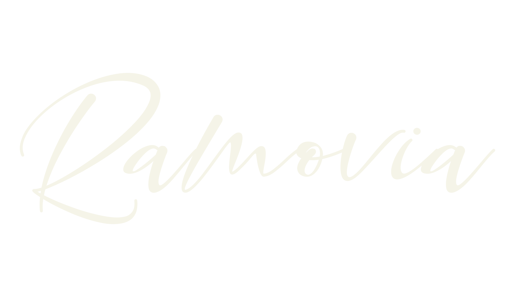 Ramovia, signature font preview