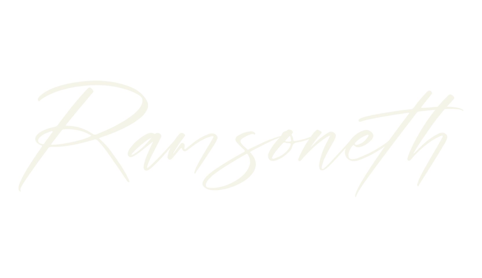 Ramsoneth, script font preview