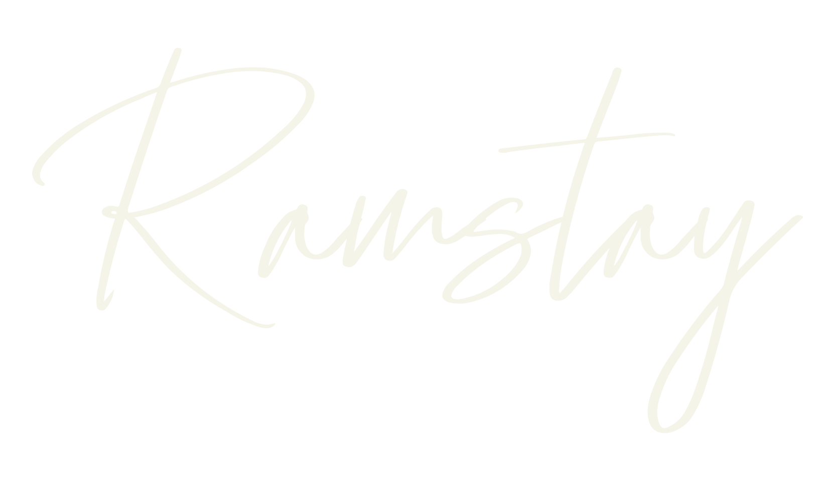 Ramstay, cursive font preview