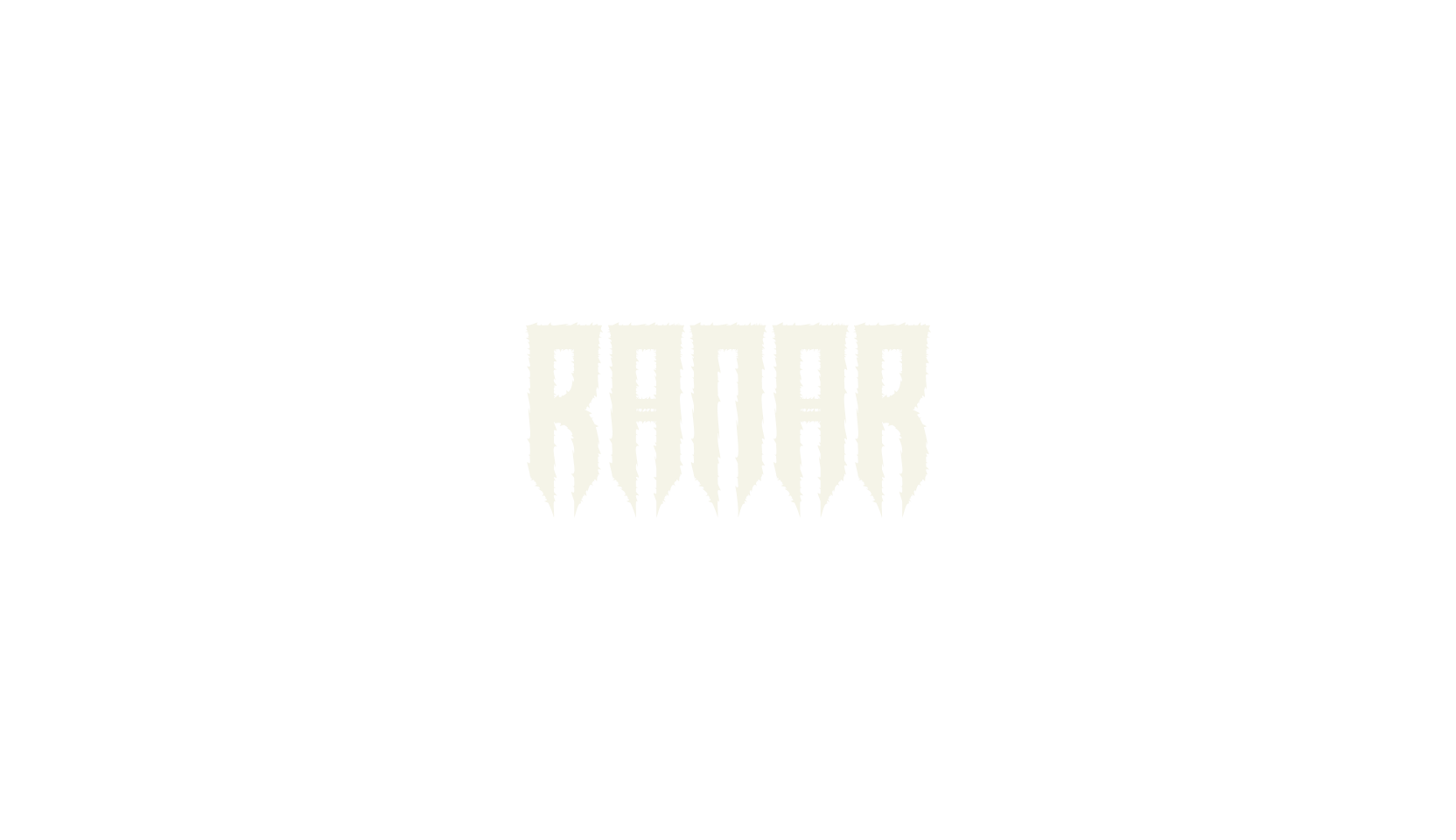 Ranar, black metal font preview