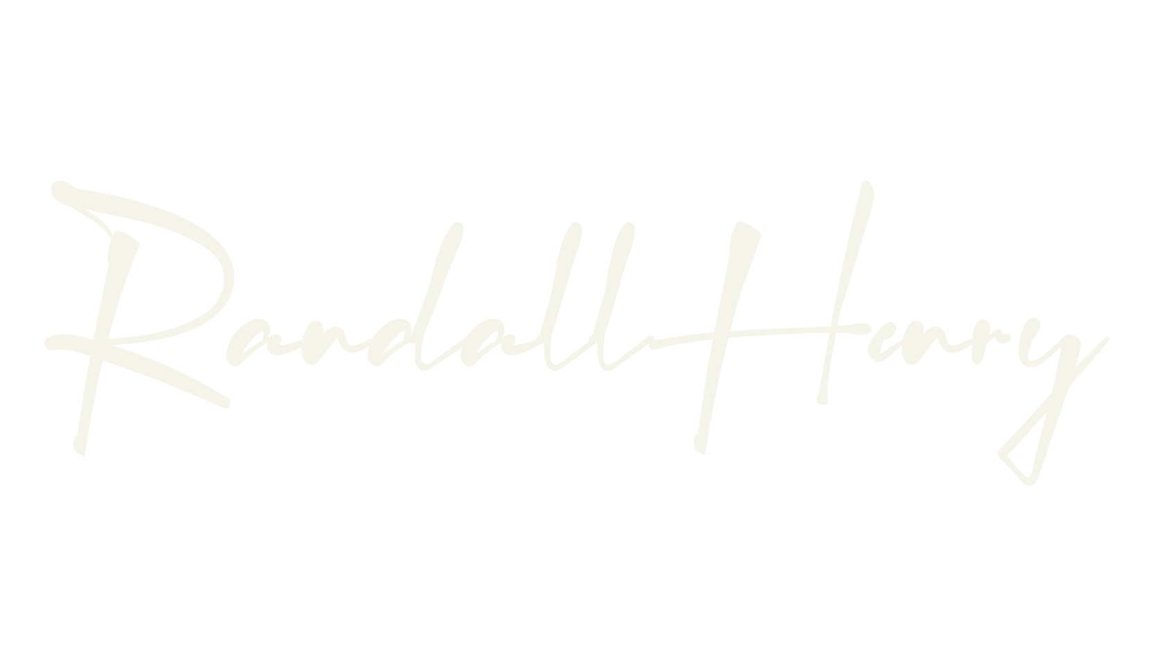 Randall Henry, handwriting font preview