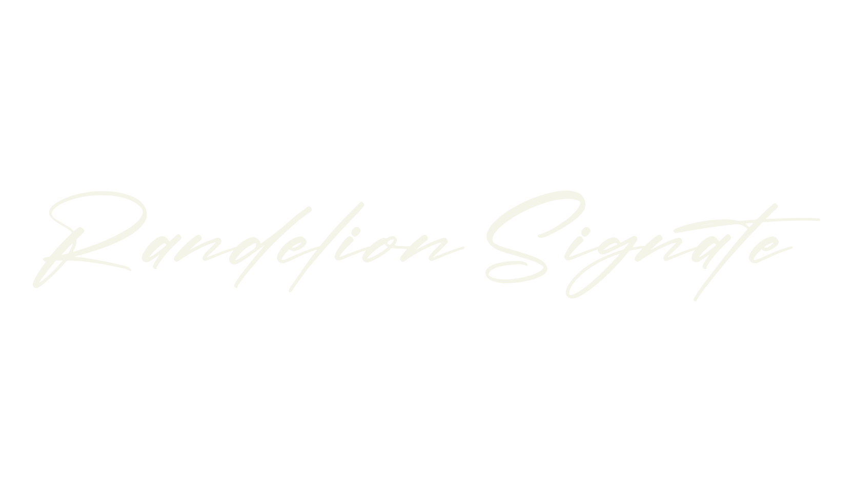 Randelion Signate, script font preview