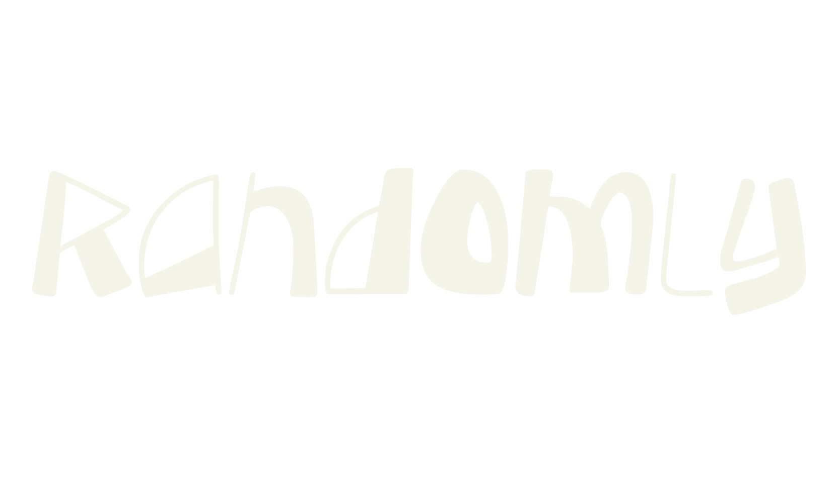Randomly, cartoon font preview