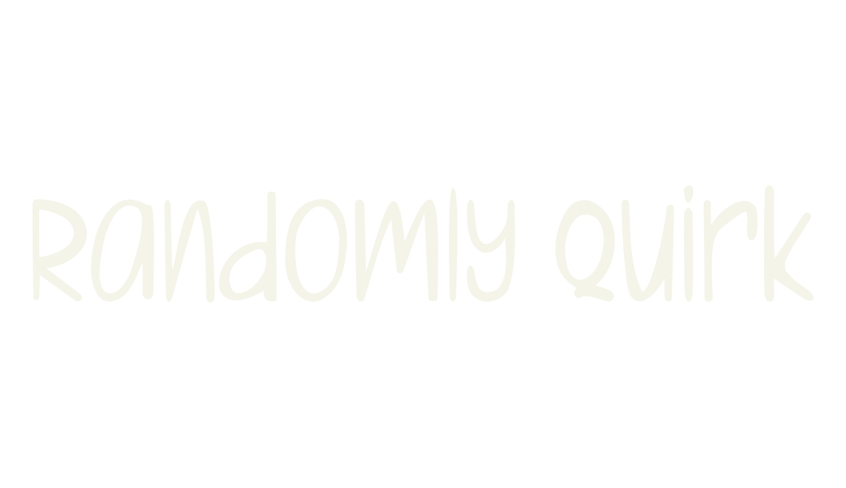 Randomly Quirk, children font preview