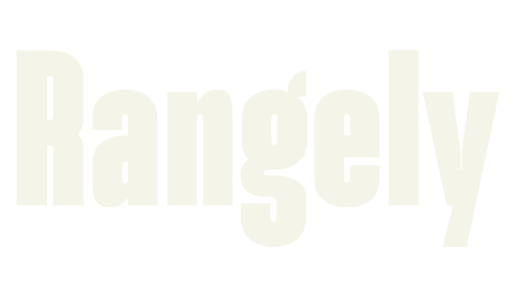 Rangely, condensed font preview