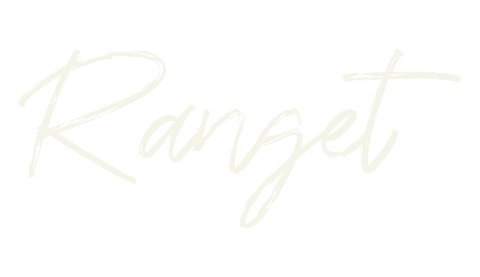 Ranget, fashion script font preview