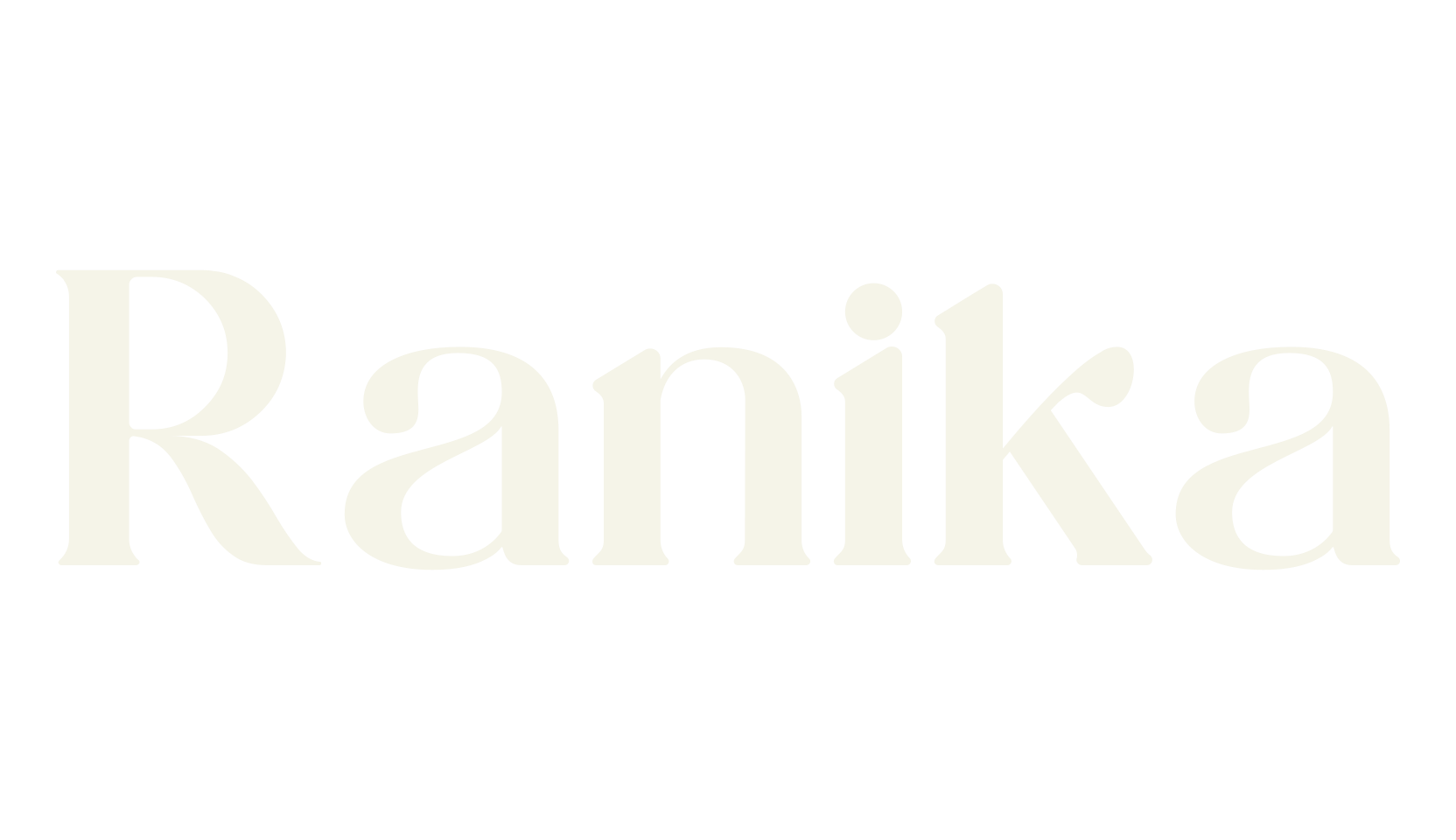 Ranika, serif font preview