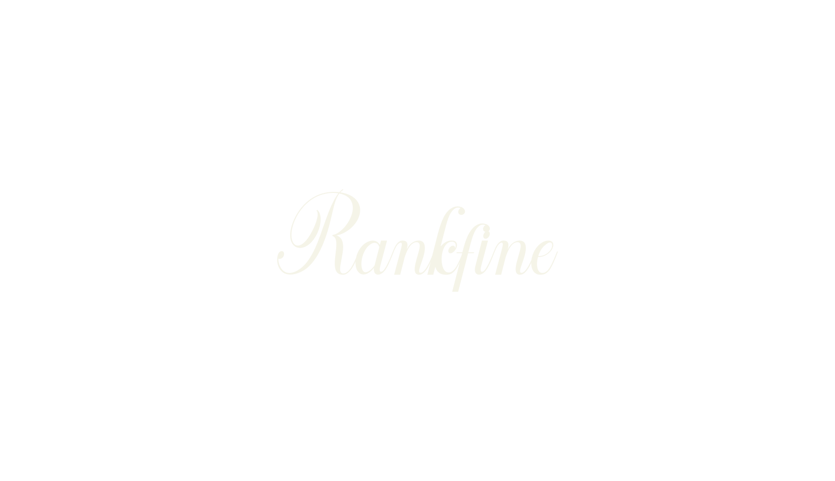 Rankfine, fashion script font preview