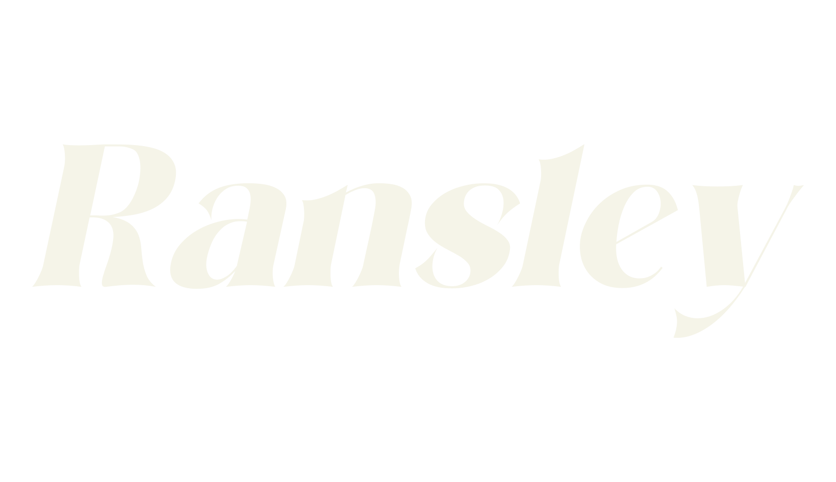 Ransley, italic font preview