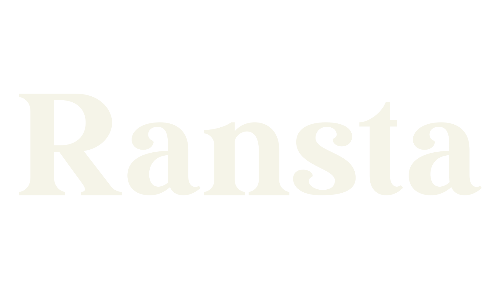 Ransta, retro font preview